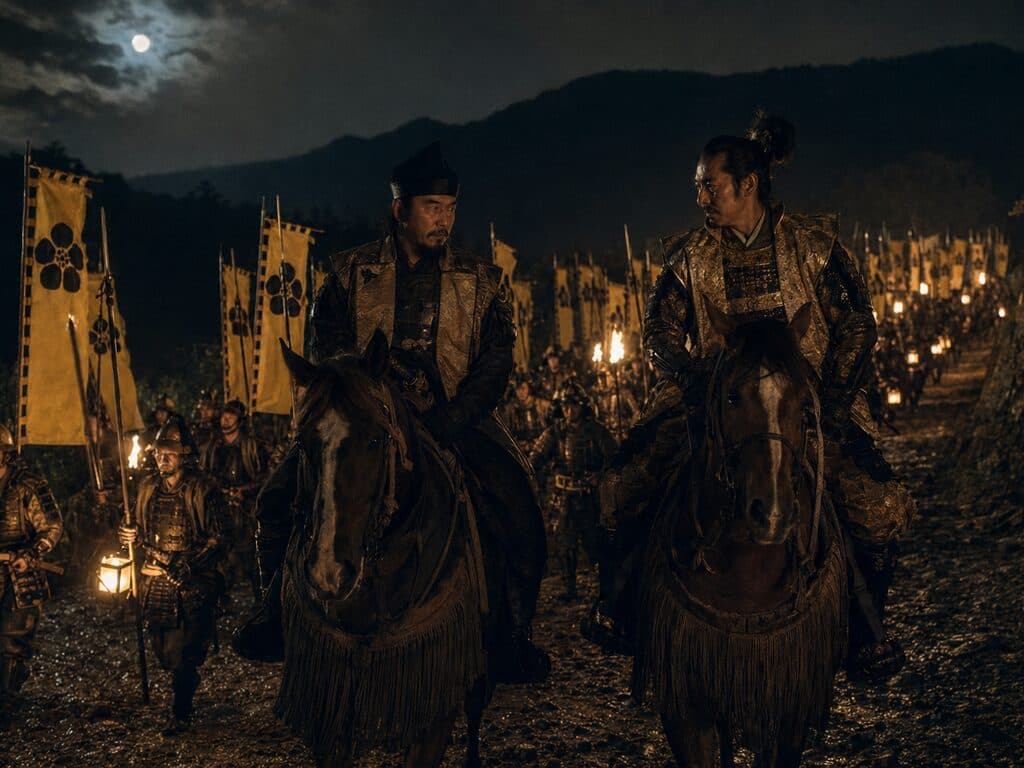 中国大返し・夜行軍