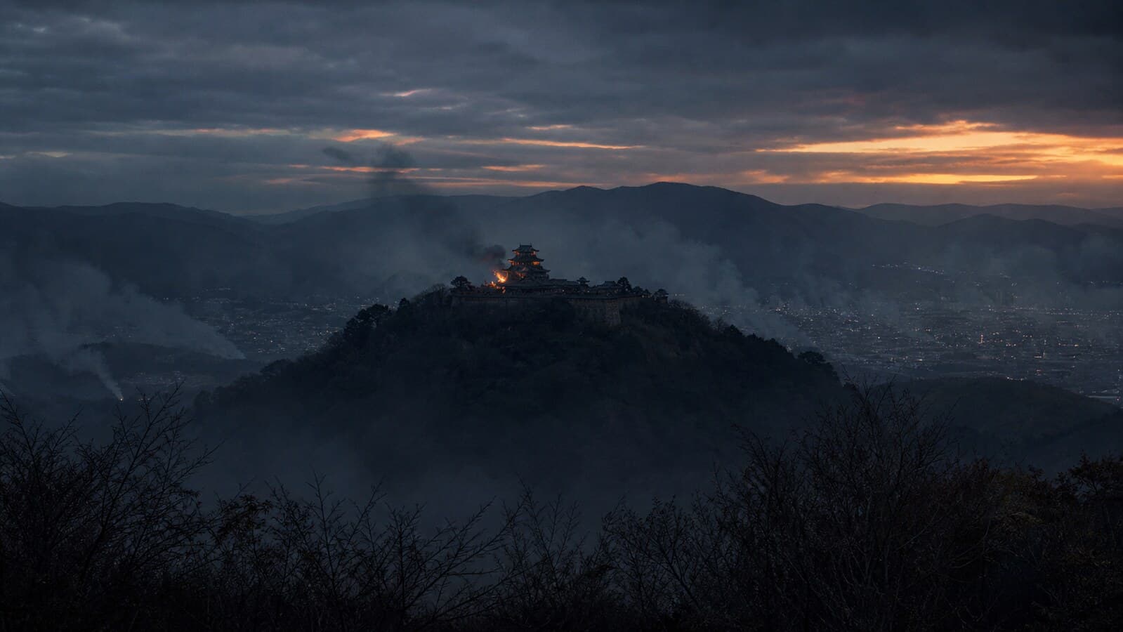 信貴山城落城・久秀の最期