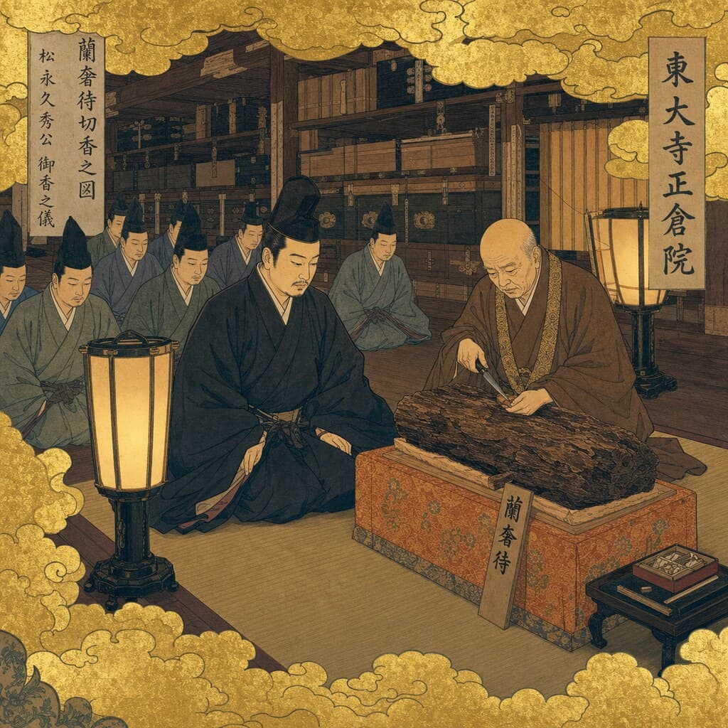 蘭奢待切り取り・名香と権威