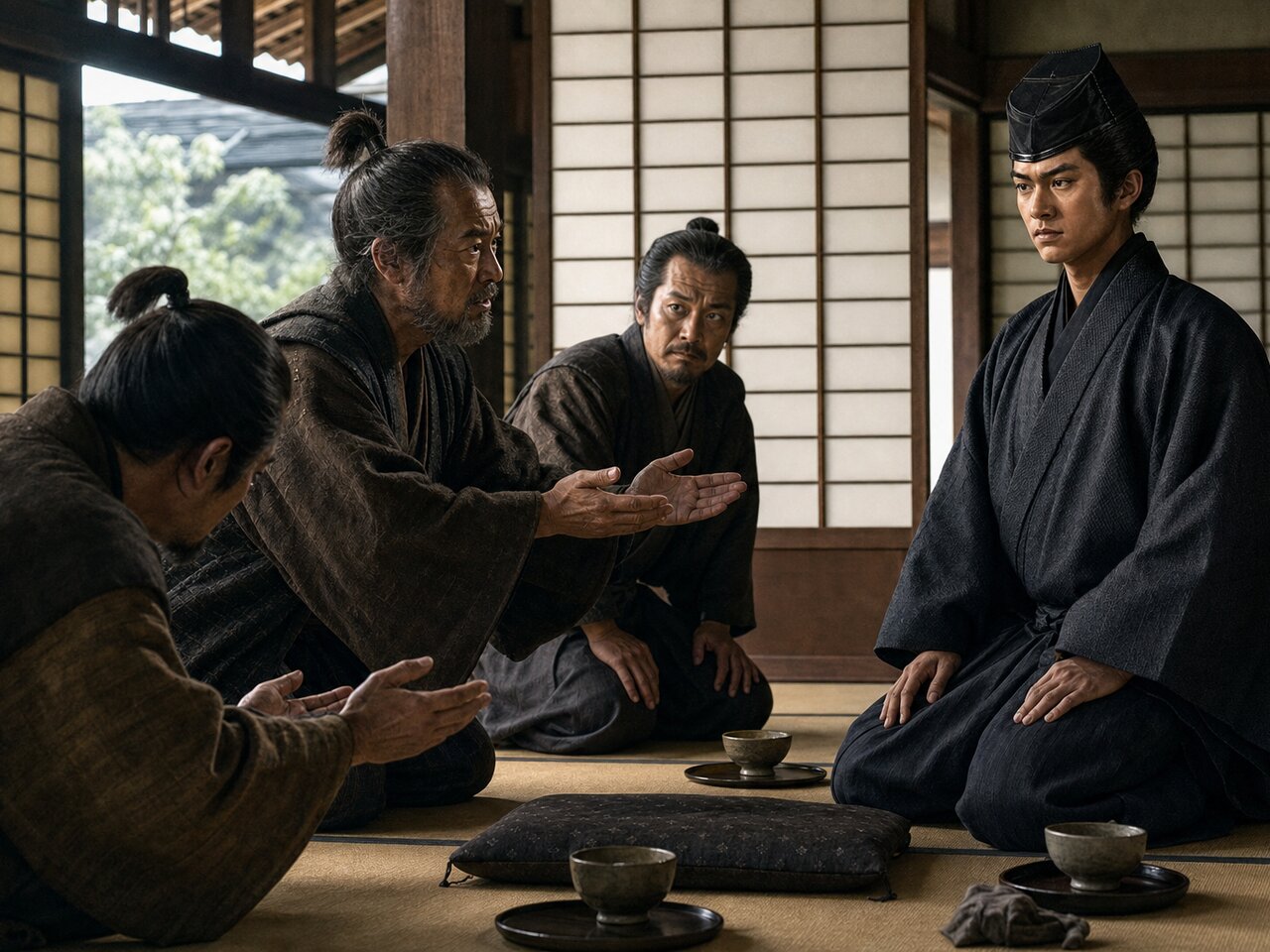 東福寺で還俗を決断する勝久