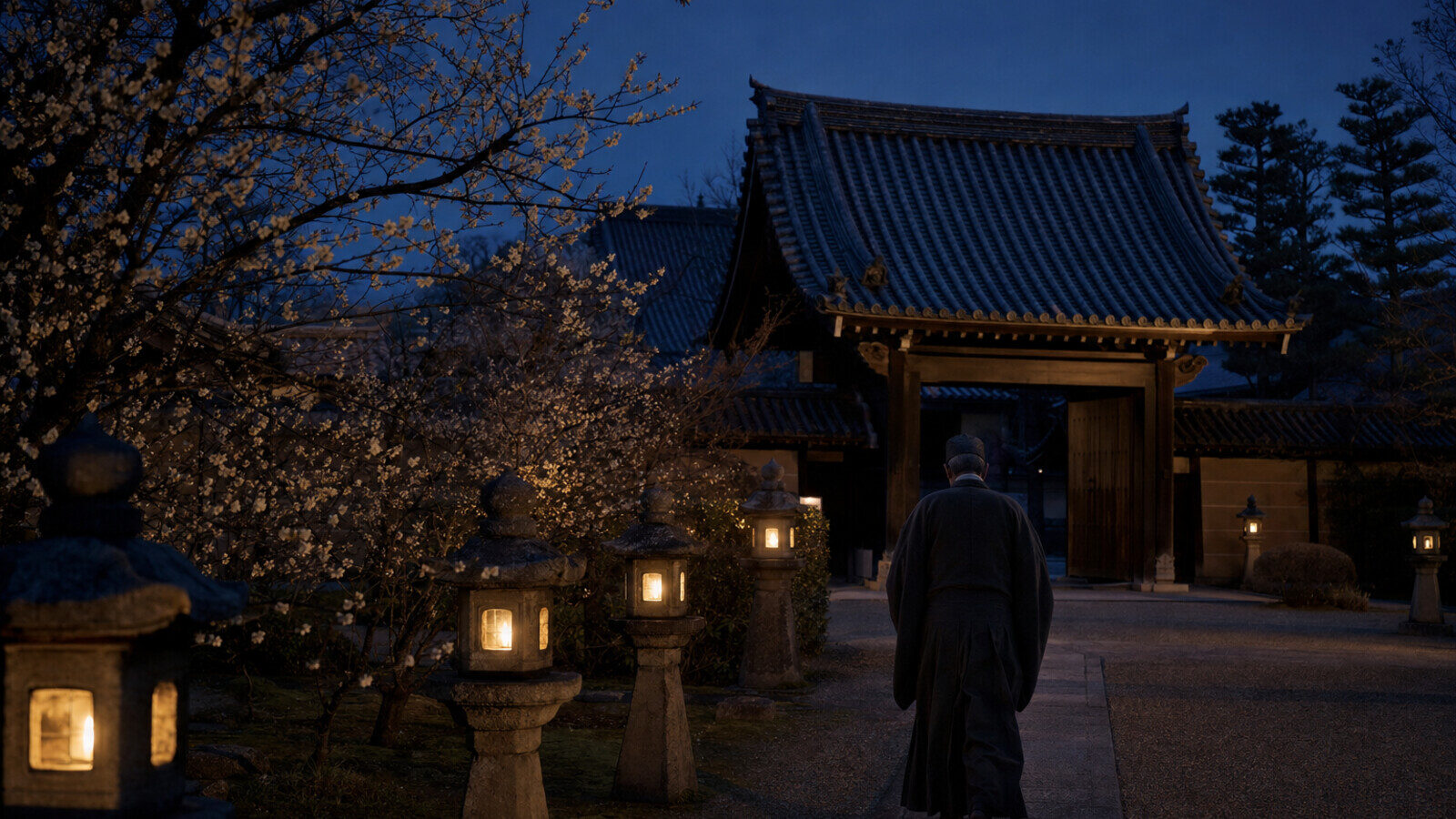 利休七哲・晩年の道薫(AI生成イメージ)