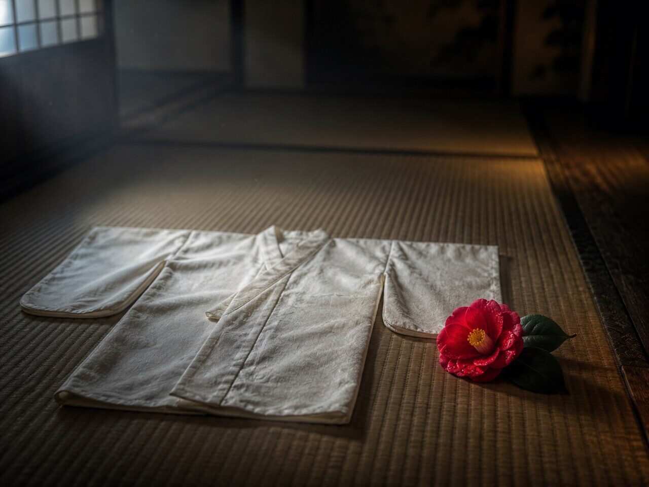 六条河原・だしの辞世(AI生成イメージ)