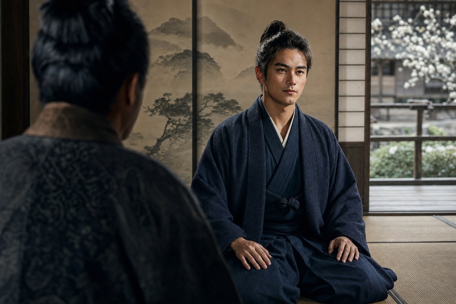 天正十三年・四国征伐後の和睦で土佐に押し戻された世子(AI生成イメージ)