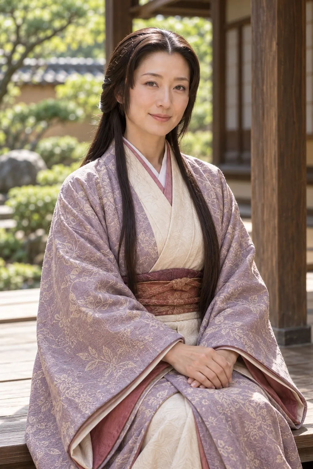 土田御前の肖像(AI生成イメージ)