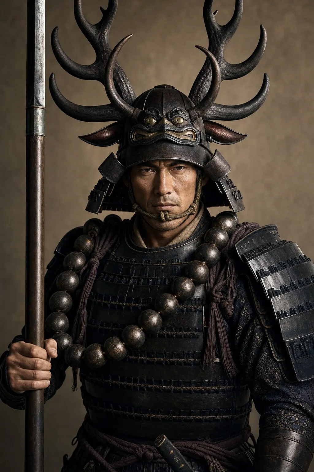 本多忠勝|無傷を謳われた徳川四天王の猛将の肖像(AI生成イメージ)
