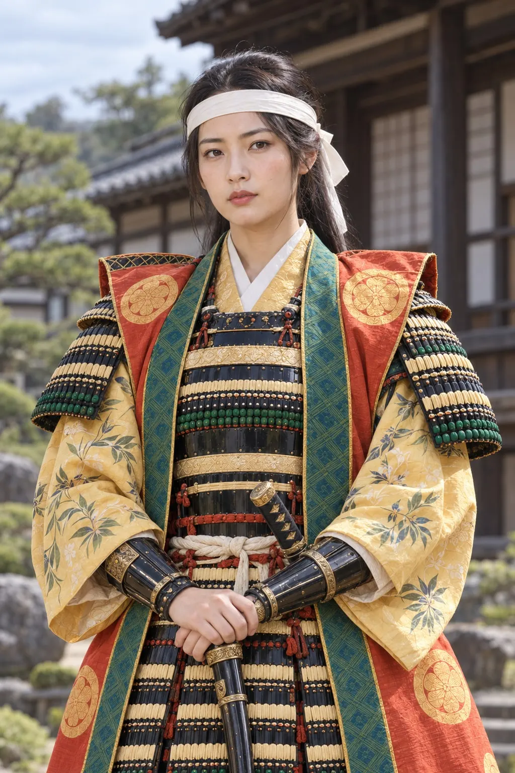 小松姫（稲姫）の肖像（AI生成イメージ）