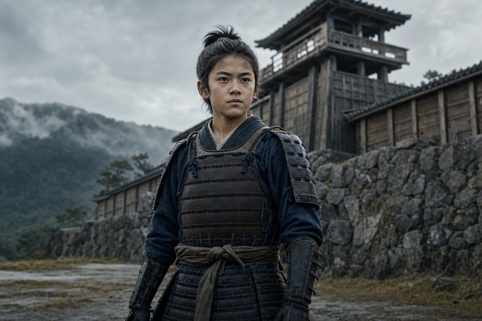 十三歳で父の遺領を継ぎ金山城主となった少年期の長可