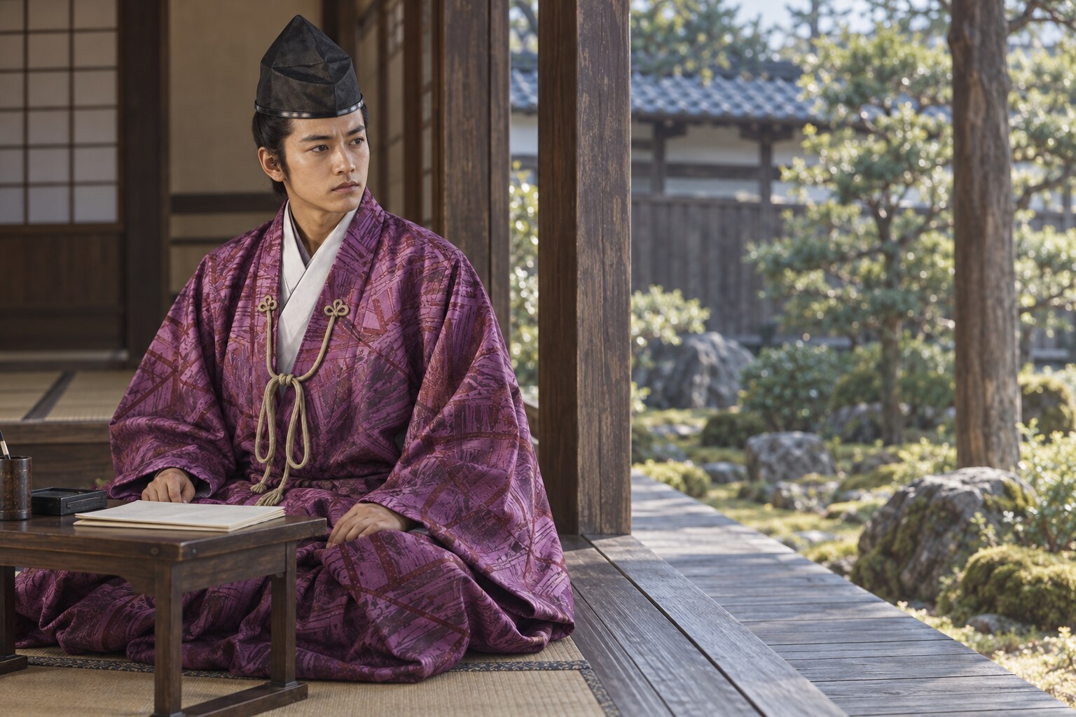 山口で過ごした青年期をイメージした場面（AI生成イメージ）