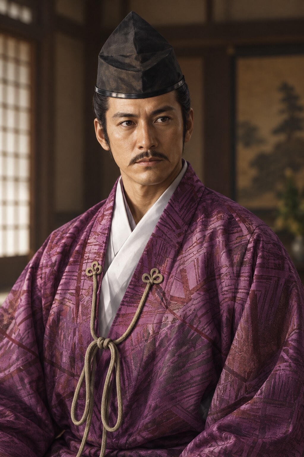 毛利隆元の肖像