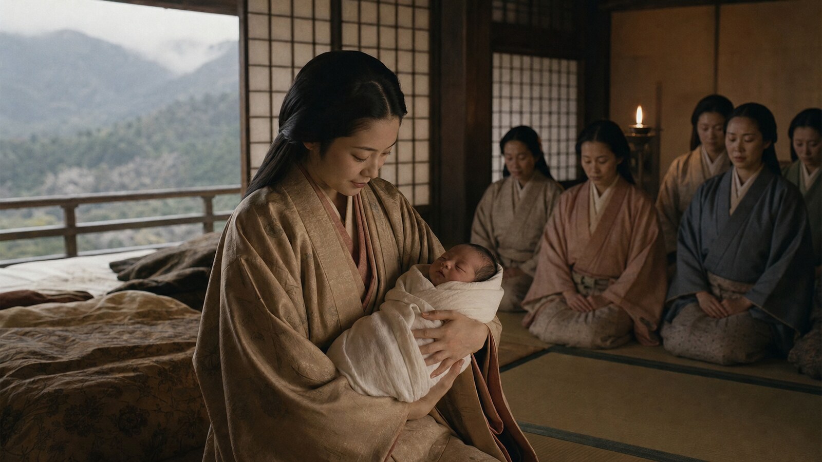 安芸吉田の世子・幸鶴丸の誕生