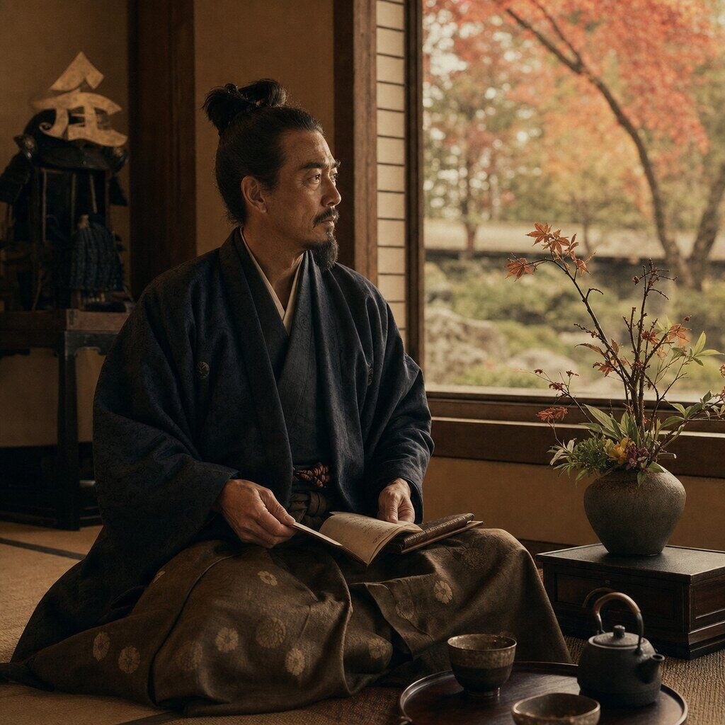 林泉寺・兼続とお船の墓(AI生成イメージ)