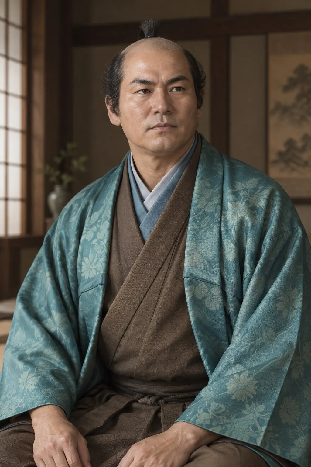 長束正家の肖像(AI生成イメージ)
