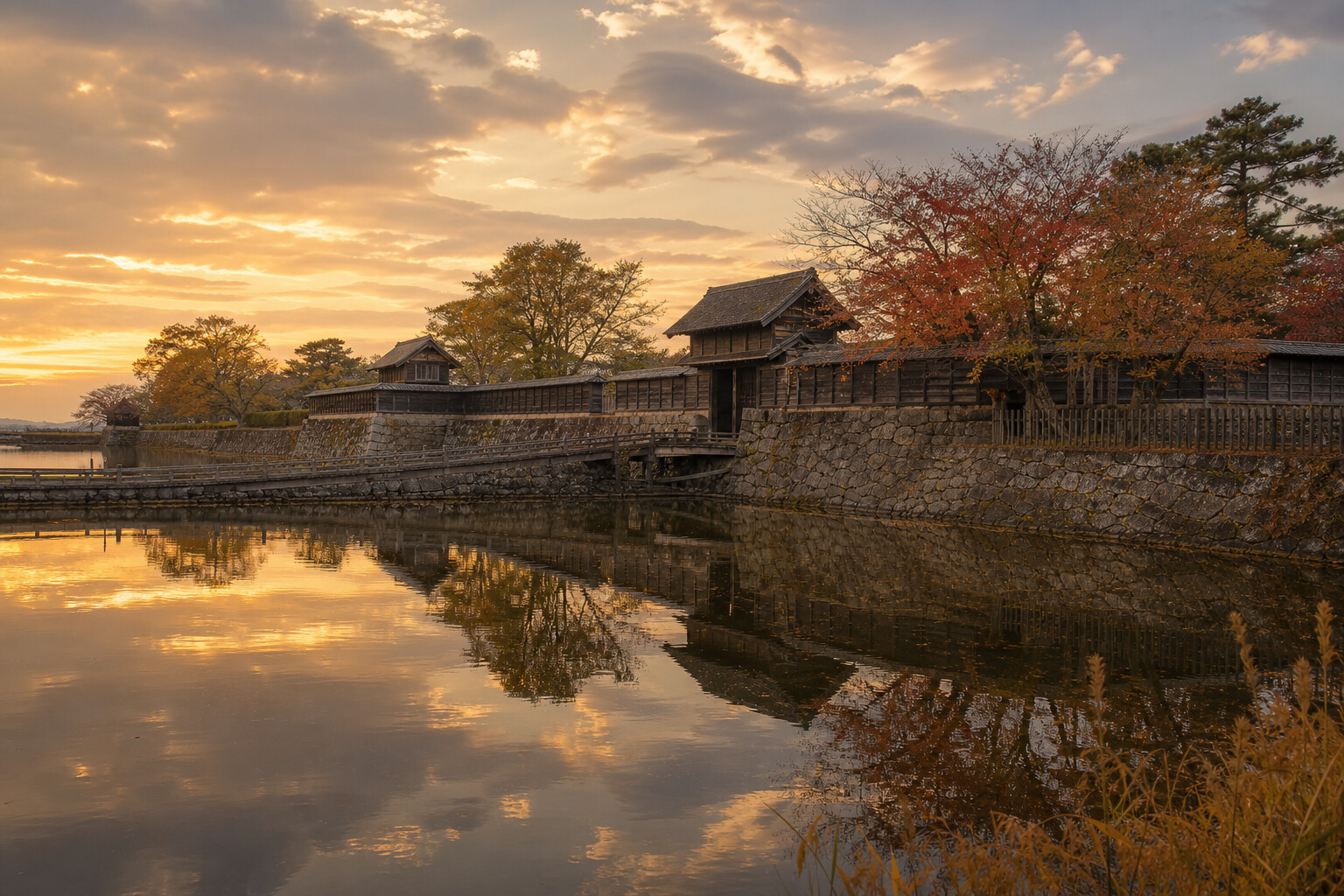 佐嘉城と龍造寺家の行方（AI生成イメージ）
