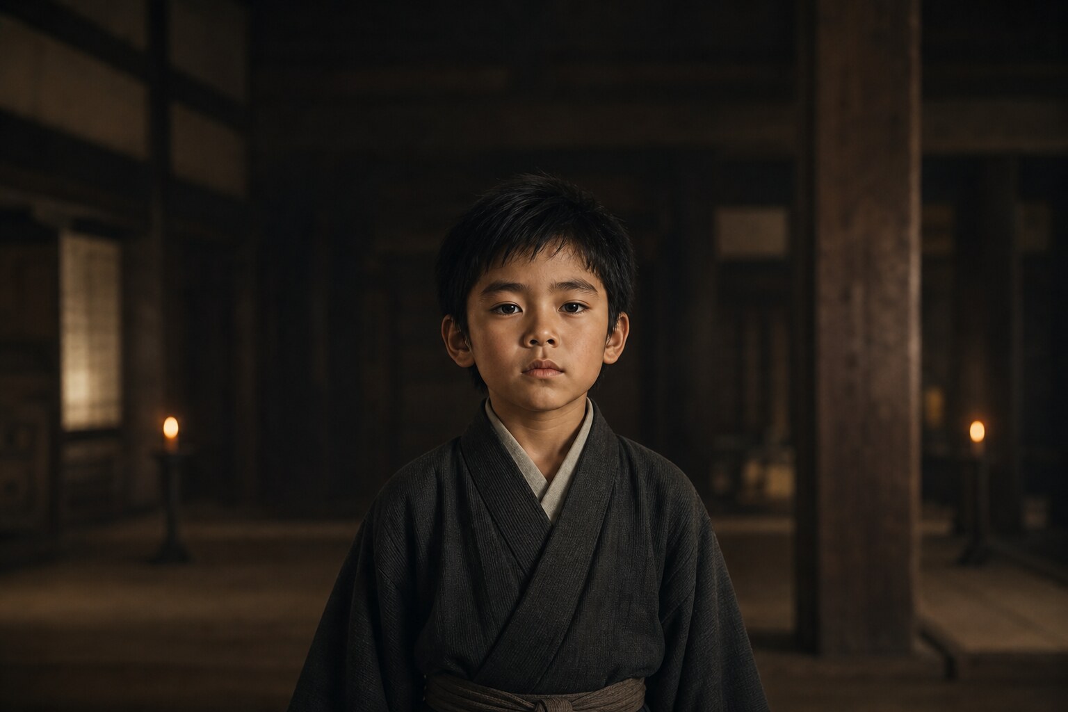 若き日の斎藤龍興。道三の孫として美濃に生まれた(AI生成イメージ)