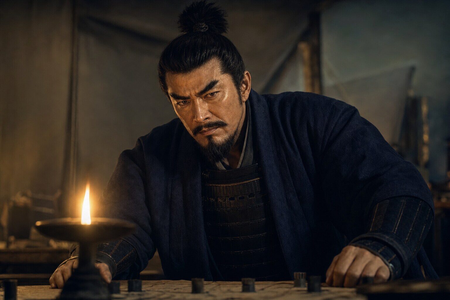 大勢力の狭間を渡り歩く智将・昌幸(AI生成イメージ)