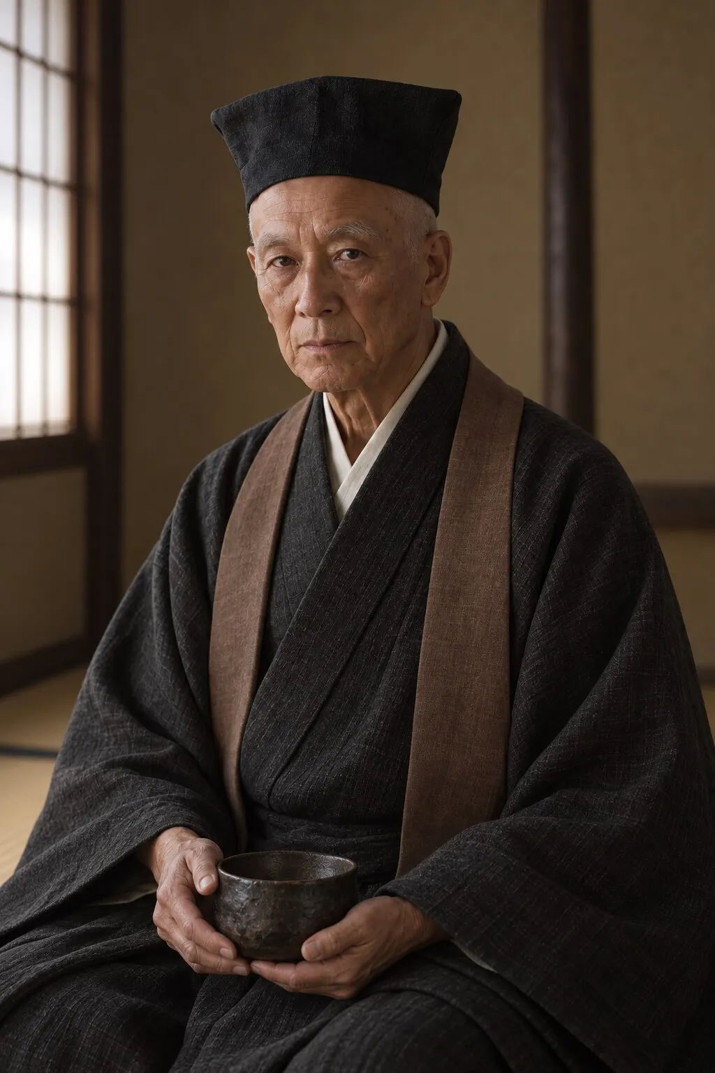 千利休の肖像(AI生成イメージ)