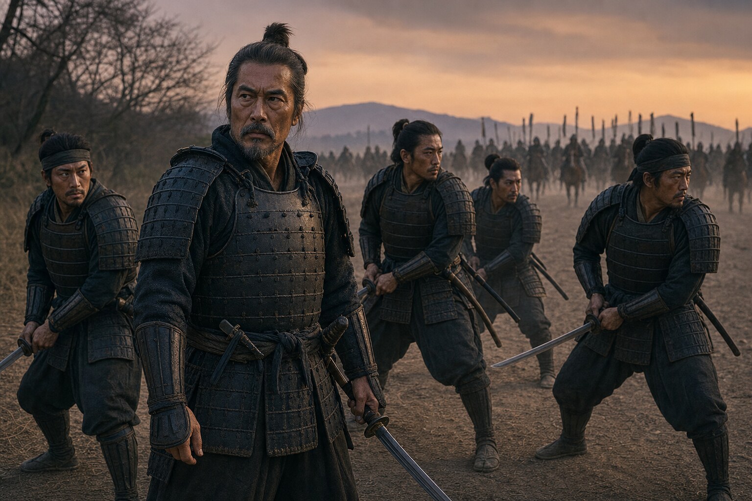 捨て奸。主君を逃がすため踏みとどまる島津の殿軍（AI生成イメージ）