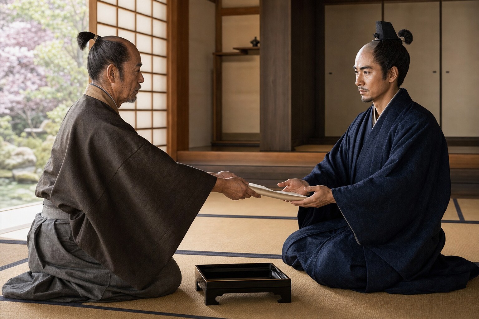 秀吉の四国攻めで讃岐三万石を取り戻した存保（AI生成イメージ）