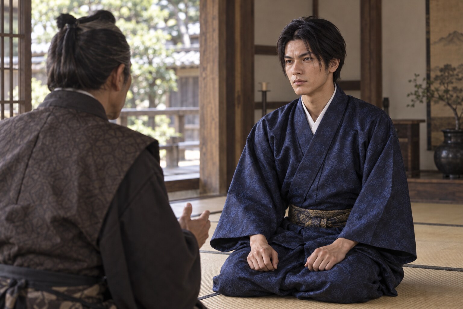 陶家を継いだ若き隆房の想像図（AI生成）（AI生成イメージ）