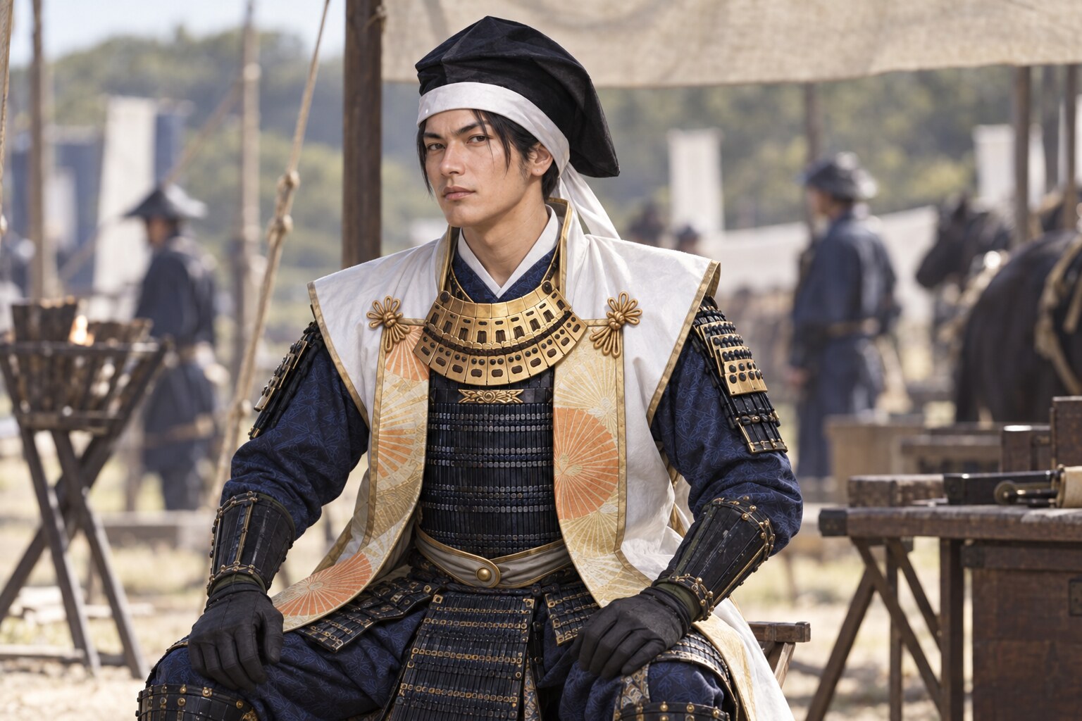 後世に名将として語られた晴賢の想像図（AI生成）（AI生成イメージ）