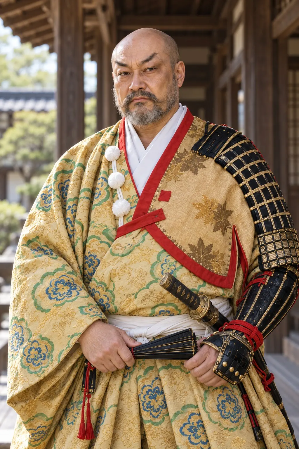 武田信廉の肖像（AI生成イメージ）