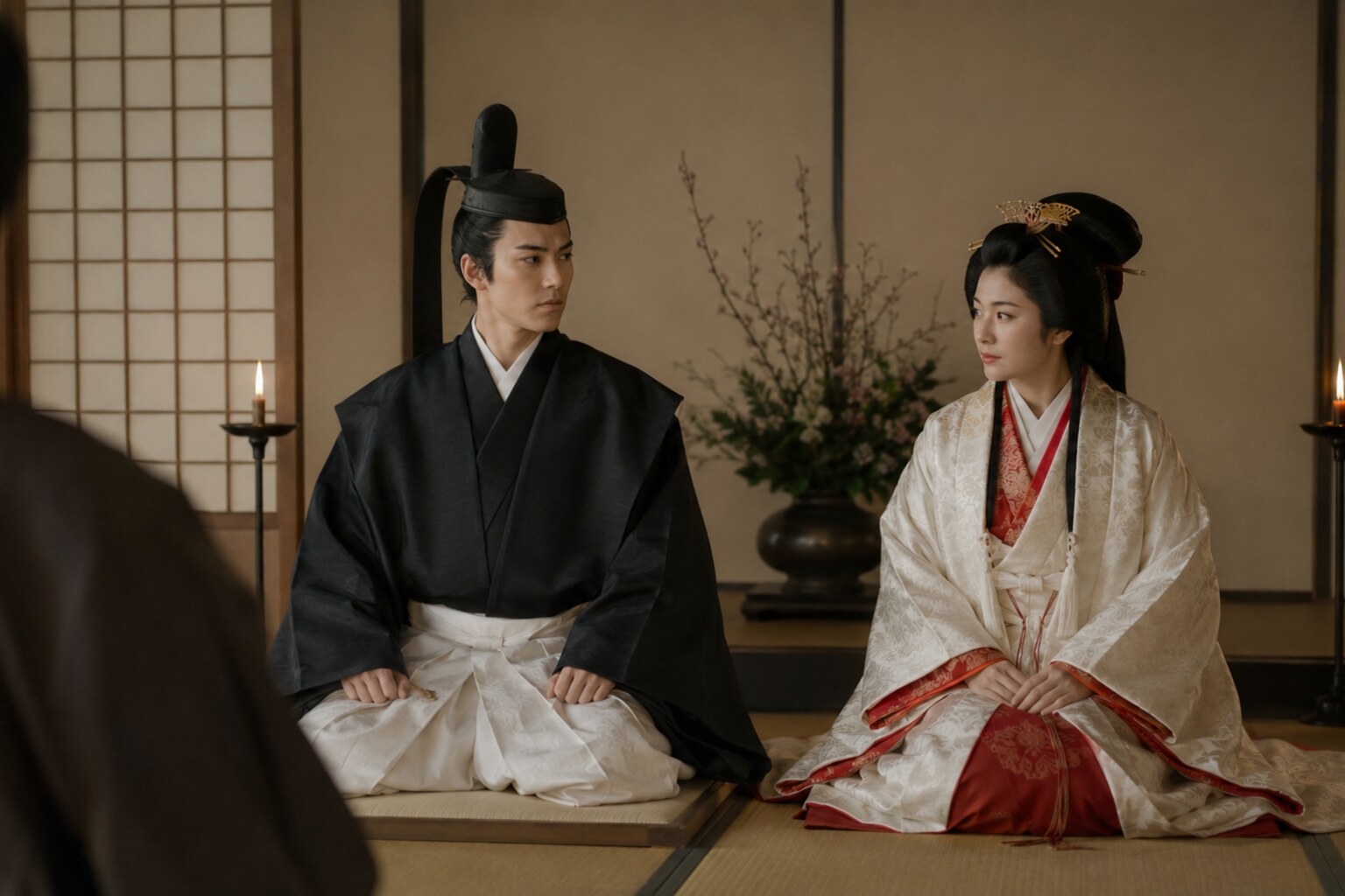江との婚儀（AI生成イメージ）