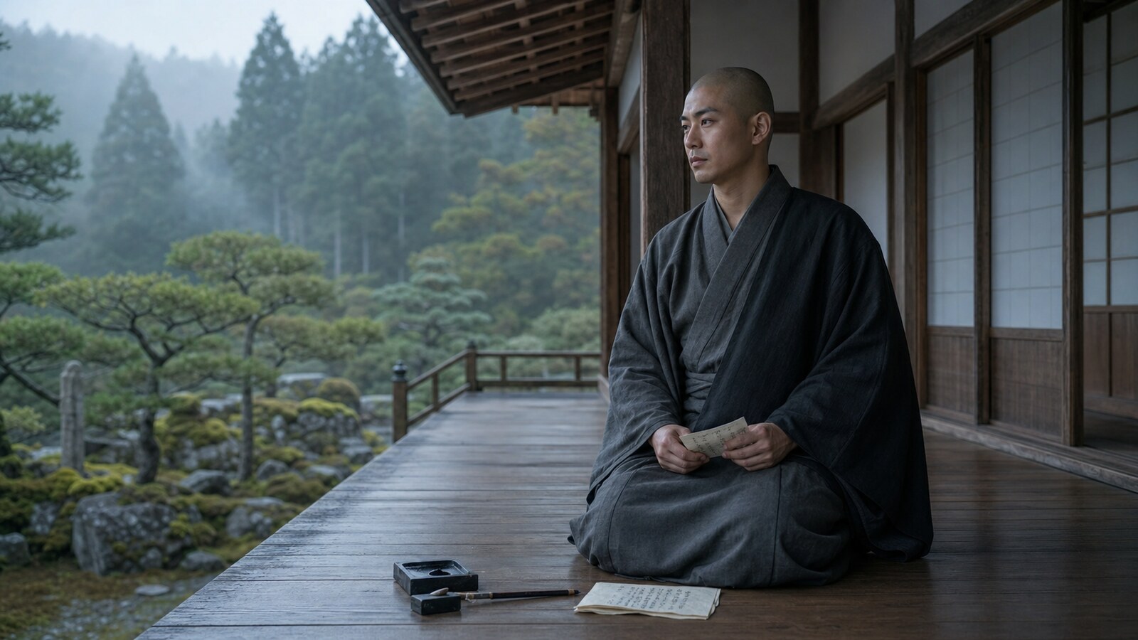 高野山青巌寺・剃髪した秀次