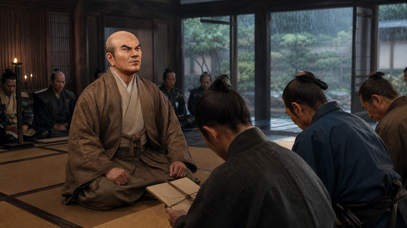 郡山城で去就を見極める順慶