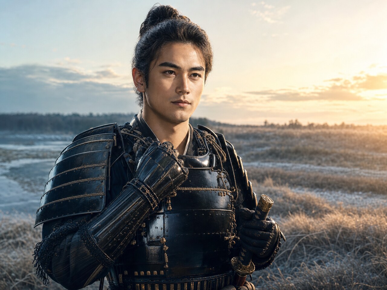 戸次川の伏兵に取り囲まれ、奮戦の末に散った長宗我部元親の嫡男・信親のイメージ